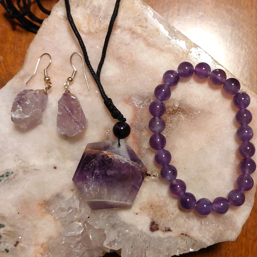 Amethyst Jewelry Bundle 3 Piece Set🔮